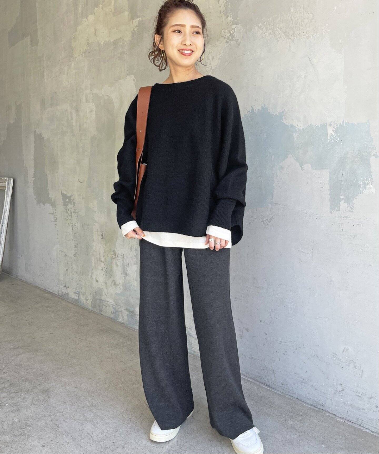 ニットワイドパンツ（スラックス）｜Spick and Span（スピック＆スパン  