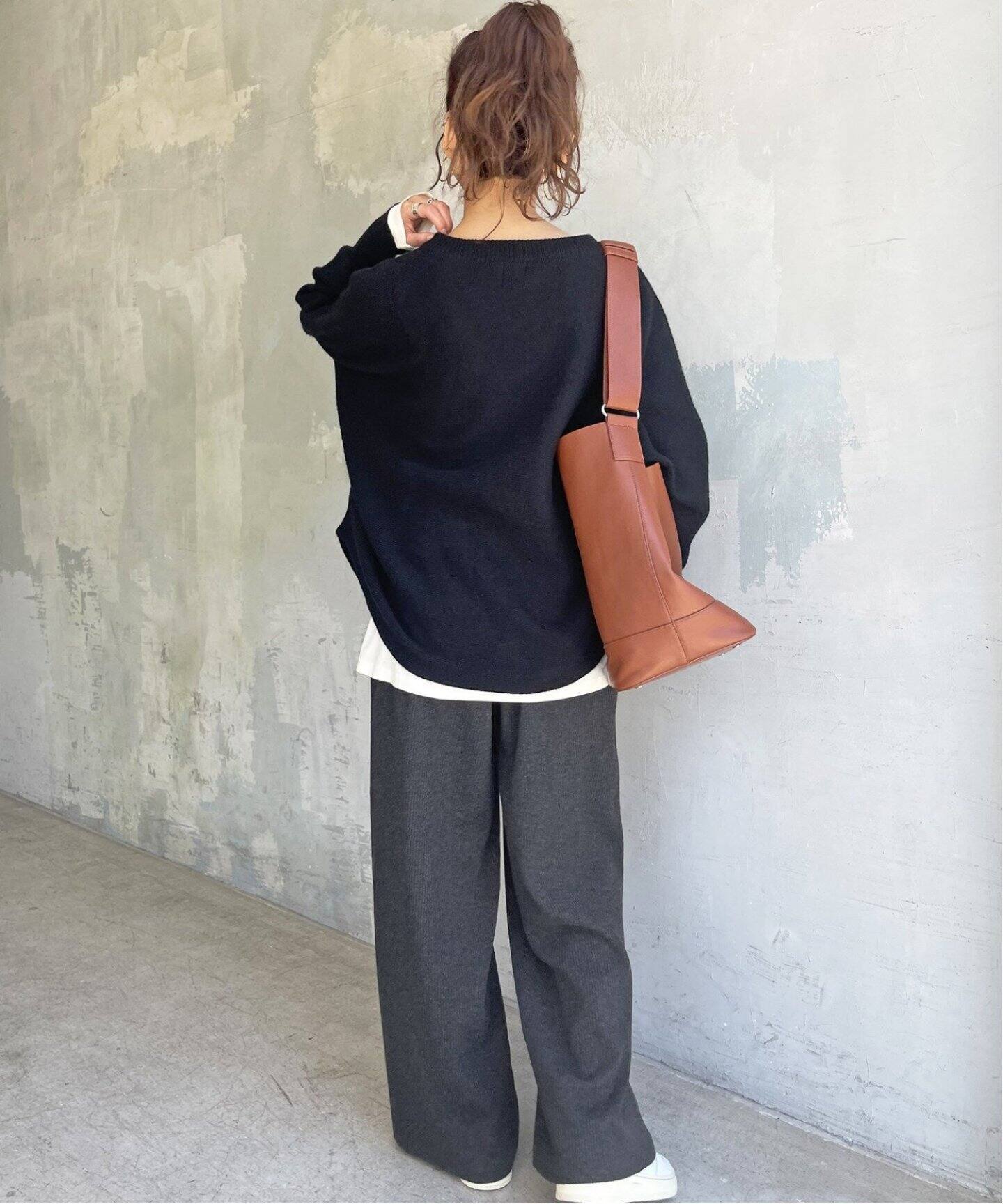 ニットワイドパンツ（スラックス）｜Spick and Span（スピック＆スパン  