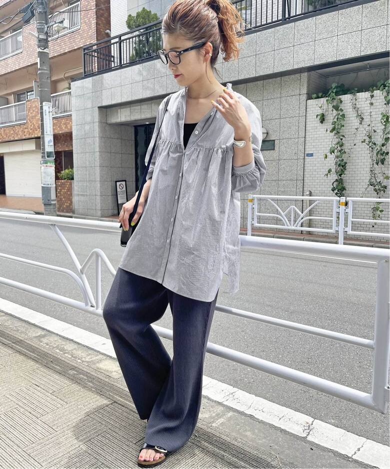 ニットワイドパンツ（スラックス）｜Spick and Span（スピック＆スパン  