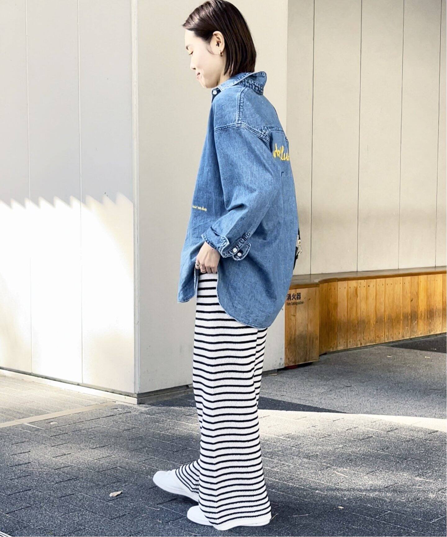 ボーダークロッシェパンツ（その他パンツ）｜Spick and Span（スピック  