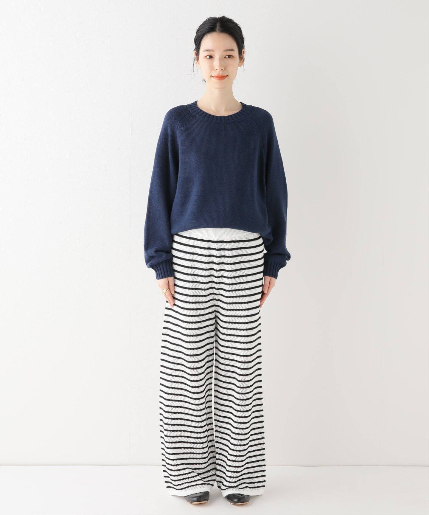 ボーダークロッシェパンツ（その他パンツ）｜Spick and Span（スピック  