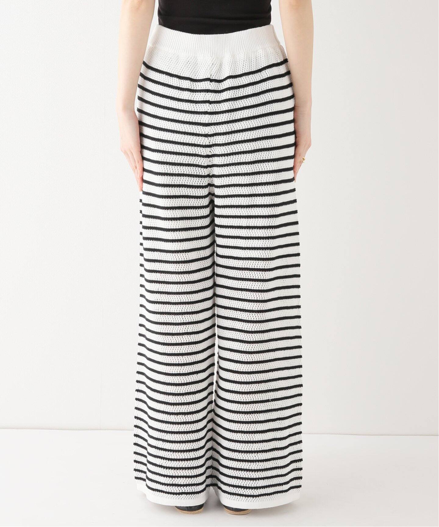 ボーダークロッシェパンツ（その他パンツ）｜Spick and Span（スピック  