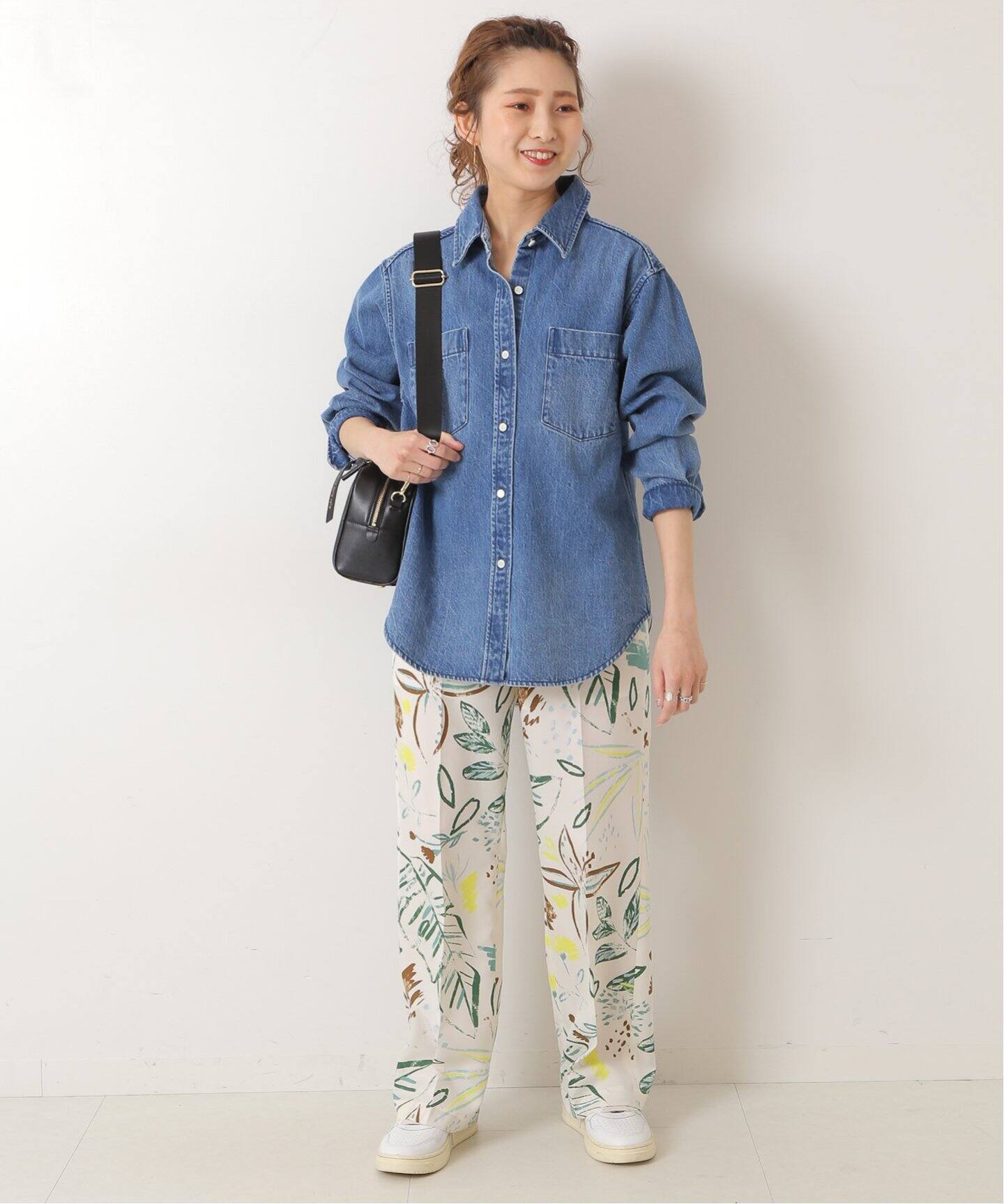 リーフプリントイージーパンツ（スラックス）｜Spick and Span  