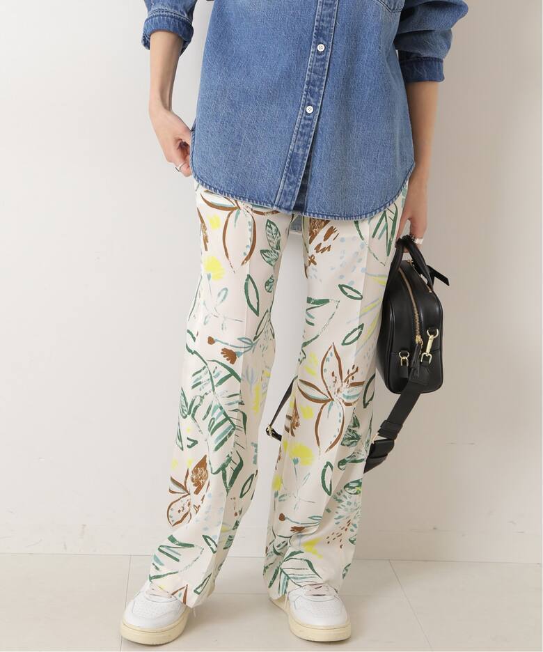 リーフプリントイージーパンツ（スラックス）｜Spick and Span  