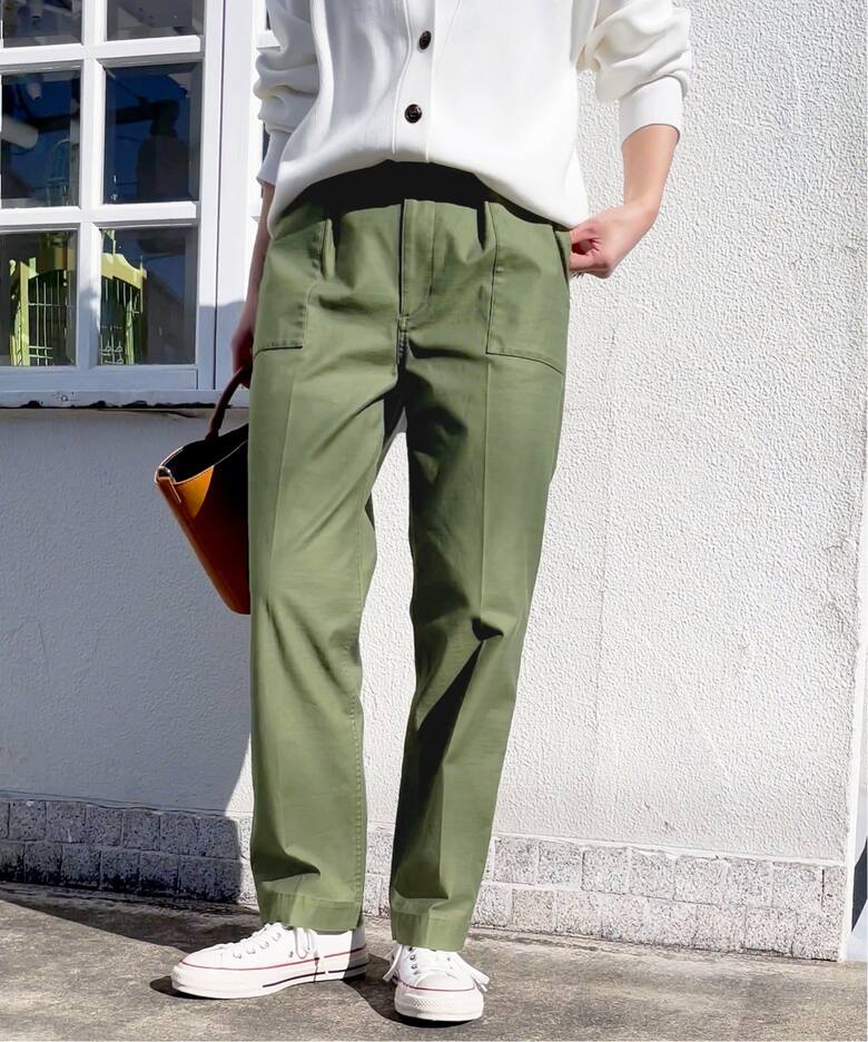 バックサテンイージーカーゴパンツ（カーゴパンツ）｜Spick and Span  