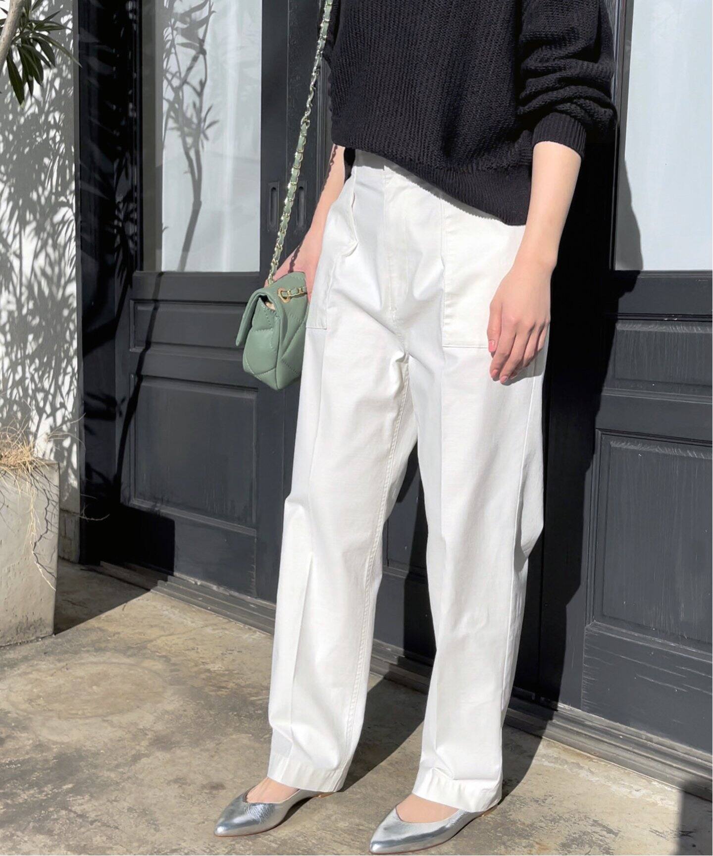 バックサテンイージーカーゴパンツ（カーゴパンツ）｜Spick and Span  