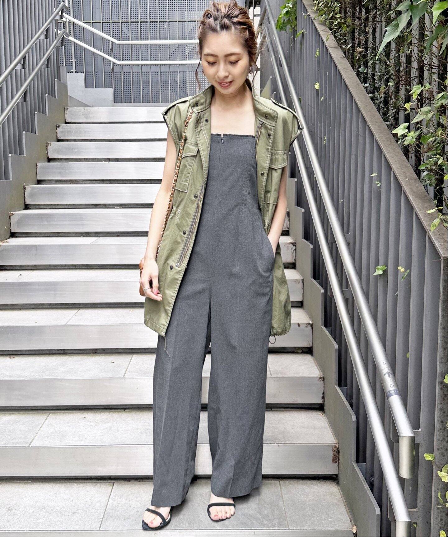 ハイツイストクロスベアコンビネゾン（サロペット／オーバーオール  