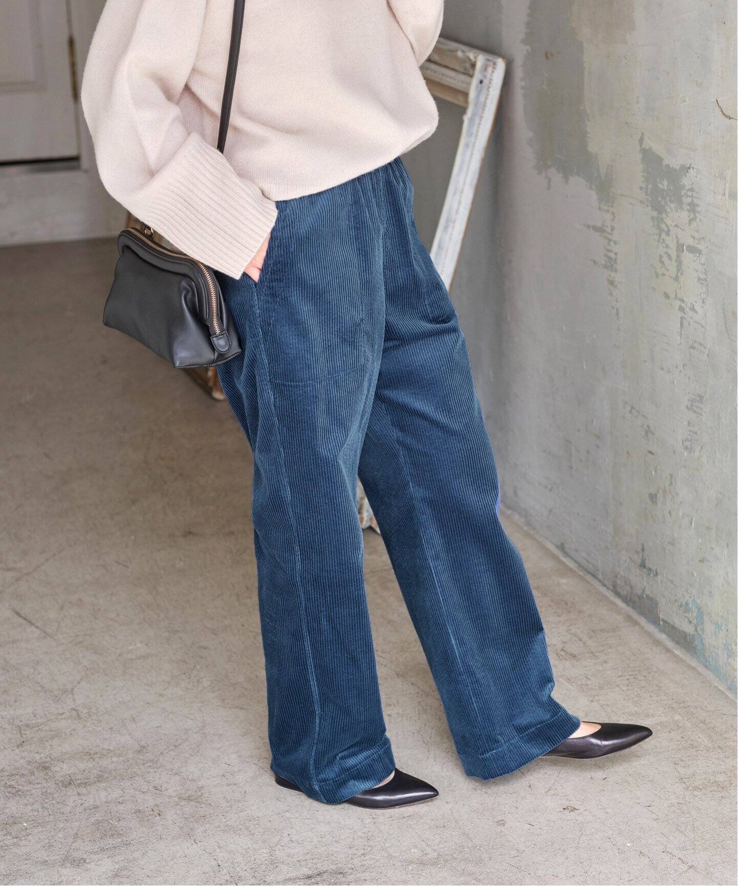 コーデュロイワイドイージーパンツ（その他パンツ）｜Spick and Span 
