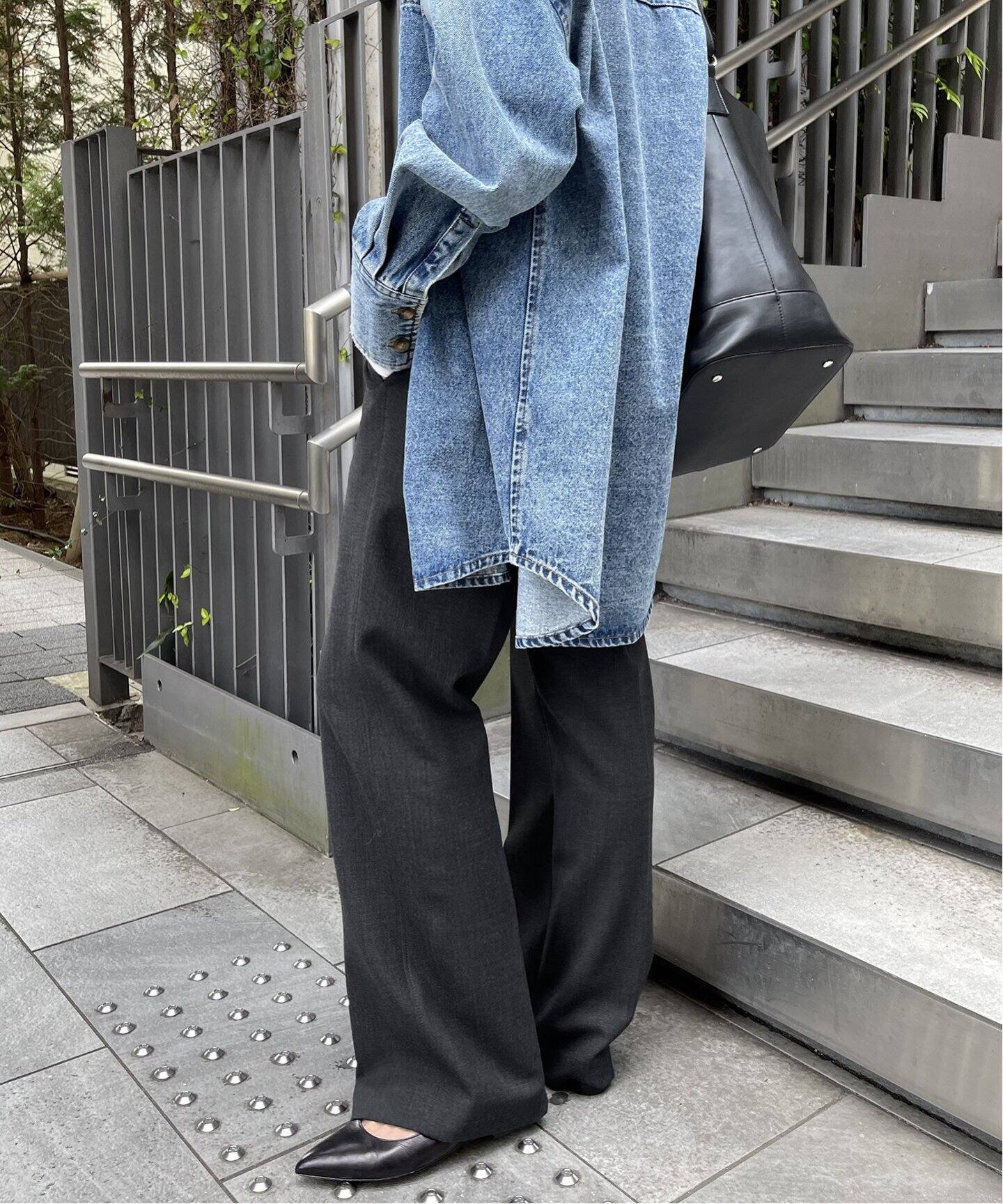 spick and span◡̈ハイブリッドダブルクロスワンタックパンツ ≪追加2≫ハイブリッドダブルクロスワンタックパンツ