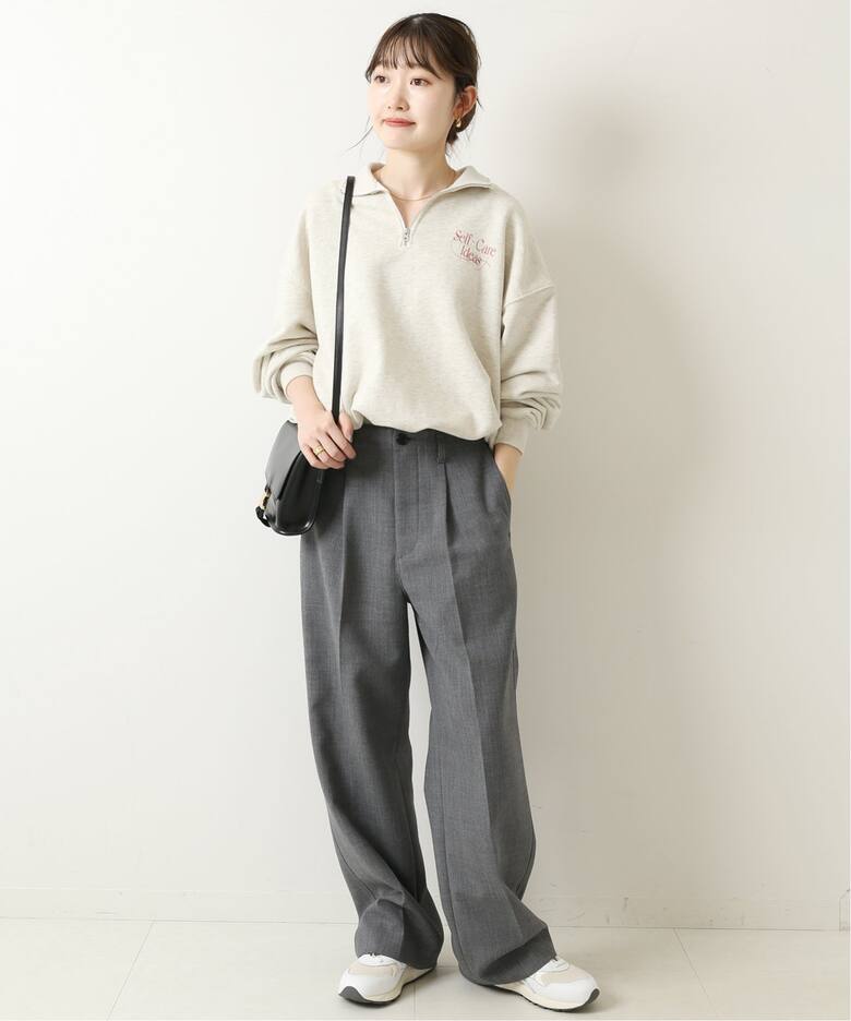 ≪追加2≫ハイブリッドダブルクロスワンタックパンツ（スラックス  