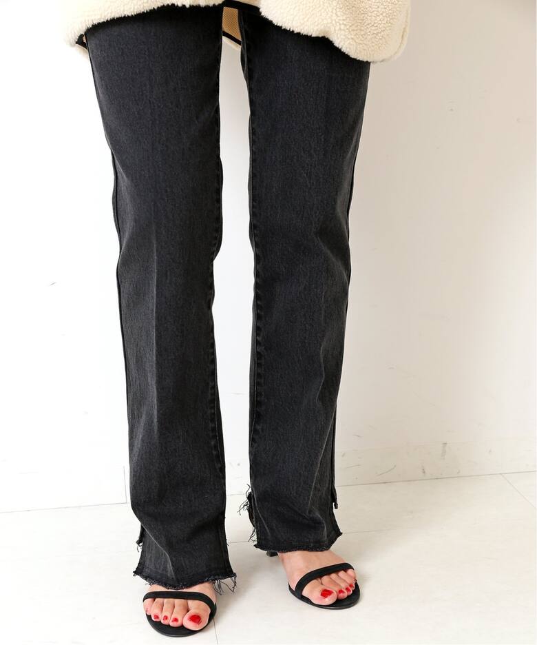 ≪追加≫5 1/2 BEAUTY-LINE SLIT DENIM（デニムパンツ・ジーンズ  