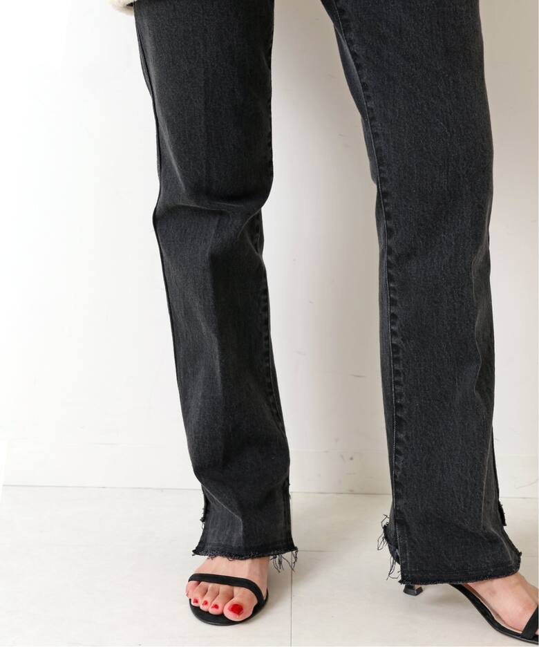 ≪追加≫5 1/2 BEAUTY-LINE SLIT DENIM（デニムパンツ・ジーンズ  
