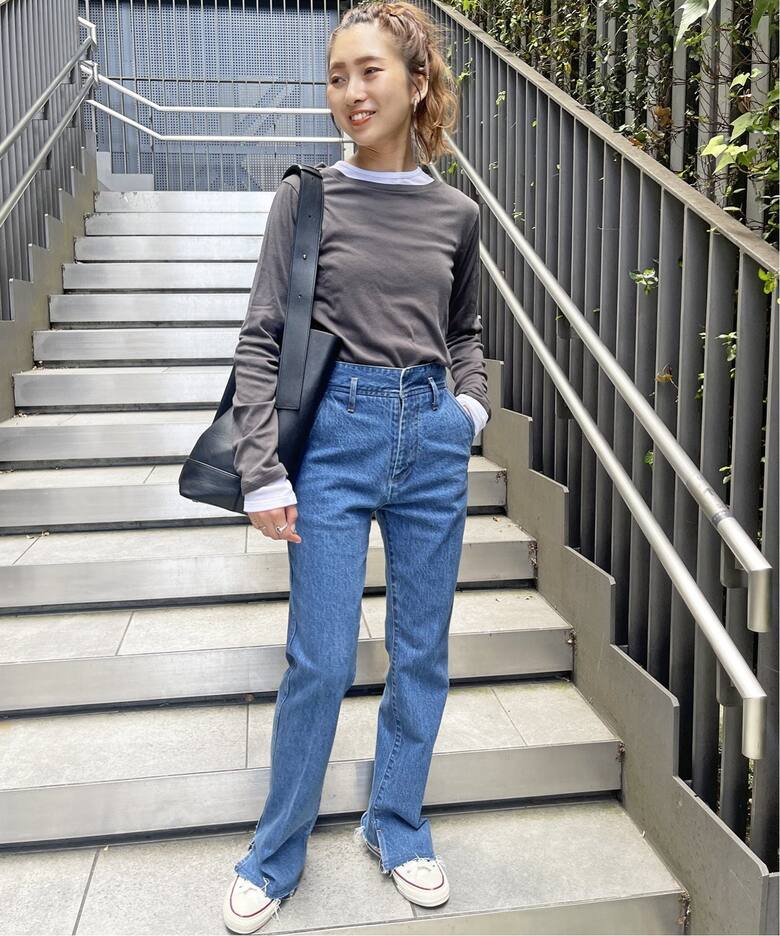 ≪追加≫5 1/2 BEAUTY-LINE SLIT DENIM（デニムパンツ・ジーンズ  