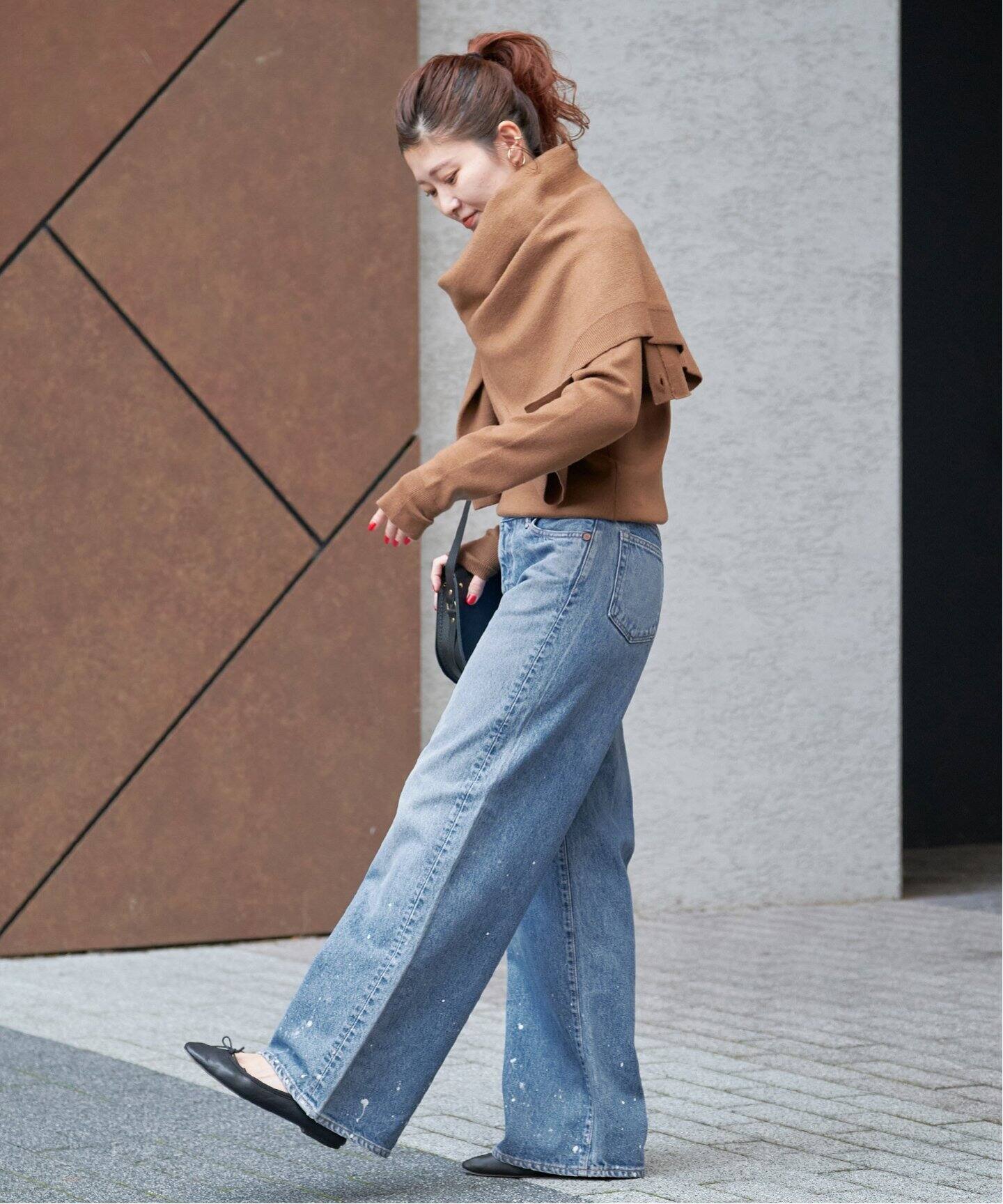 AUTHAN LOW RISE WIDE LEG 別注ペイント