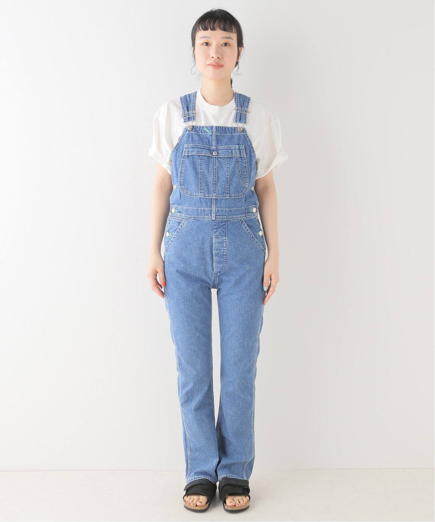 HOLIDAY/ホリデイ】 SLIM FLARE DENIM OVER-ALL（サロペット  