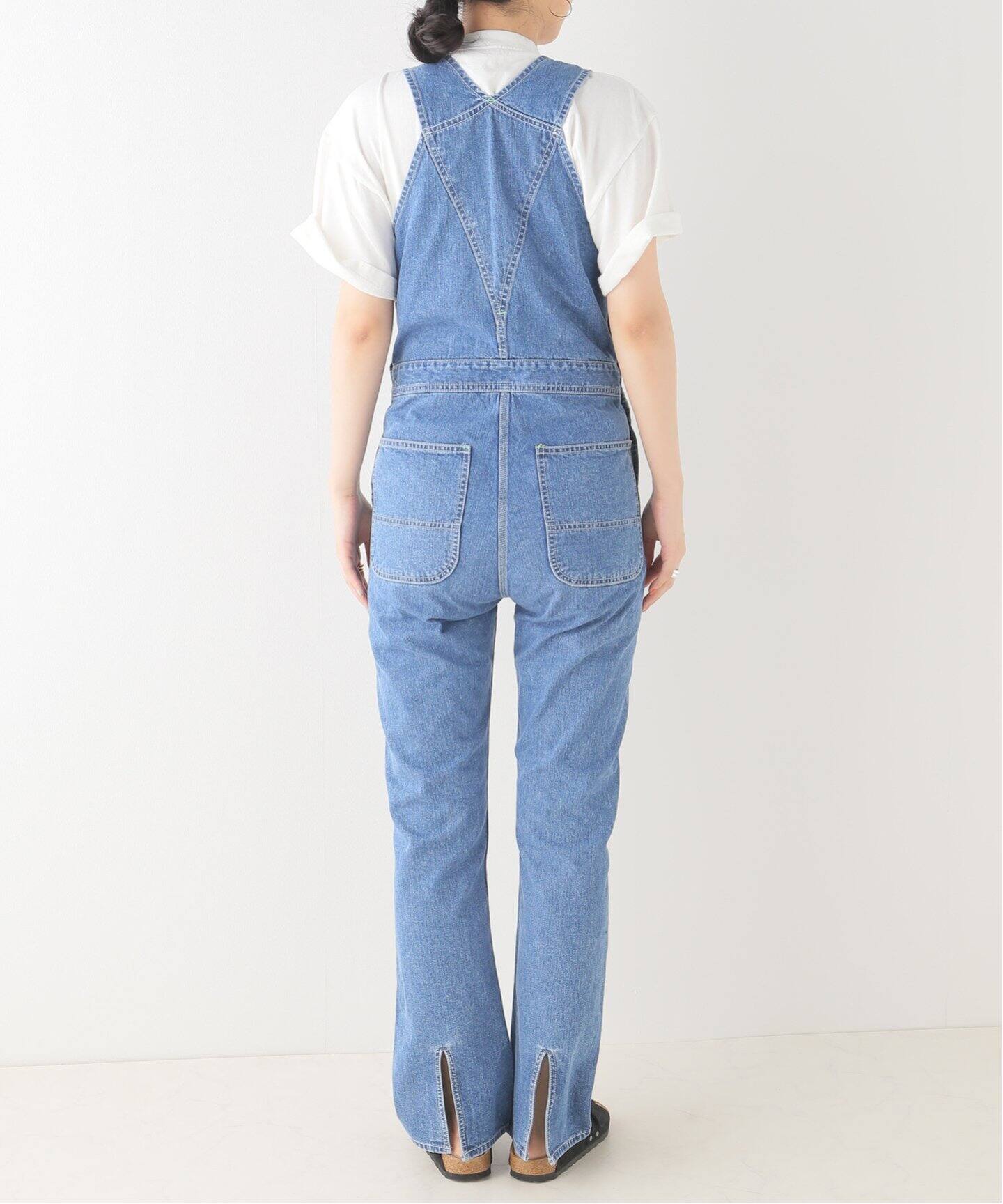 HOLIDAY/ホリデイ】 SLIM FLARE DENIM OVER-ALL（サロペット 