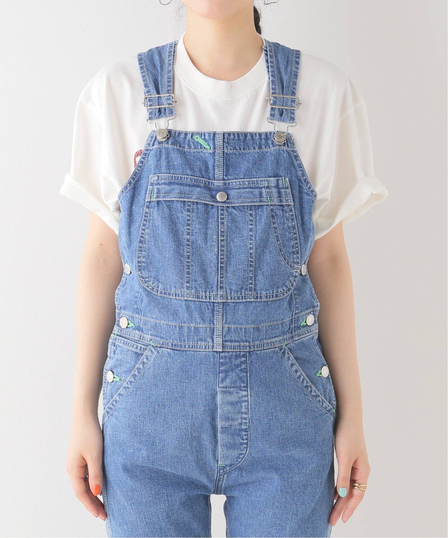HOLIDAY/ホリデイ】 SLIM FLARE DENIM OVER-ALL（サロペット 