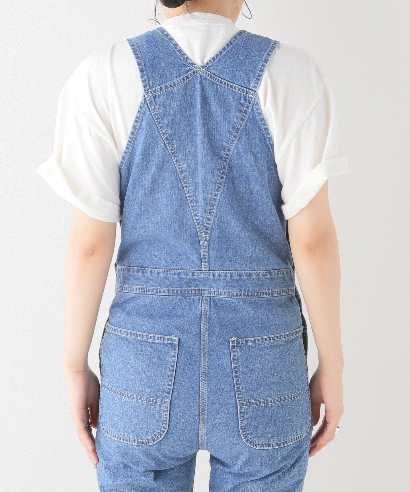 HOLIDAY/ホリデイ】 SLIM FLARE DENIM OVER-ALL（サロペット 