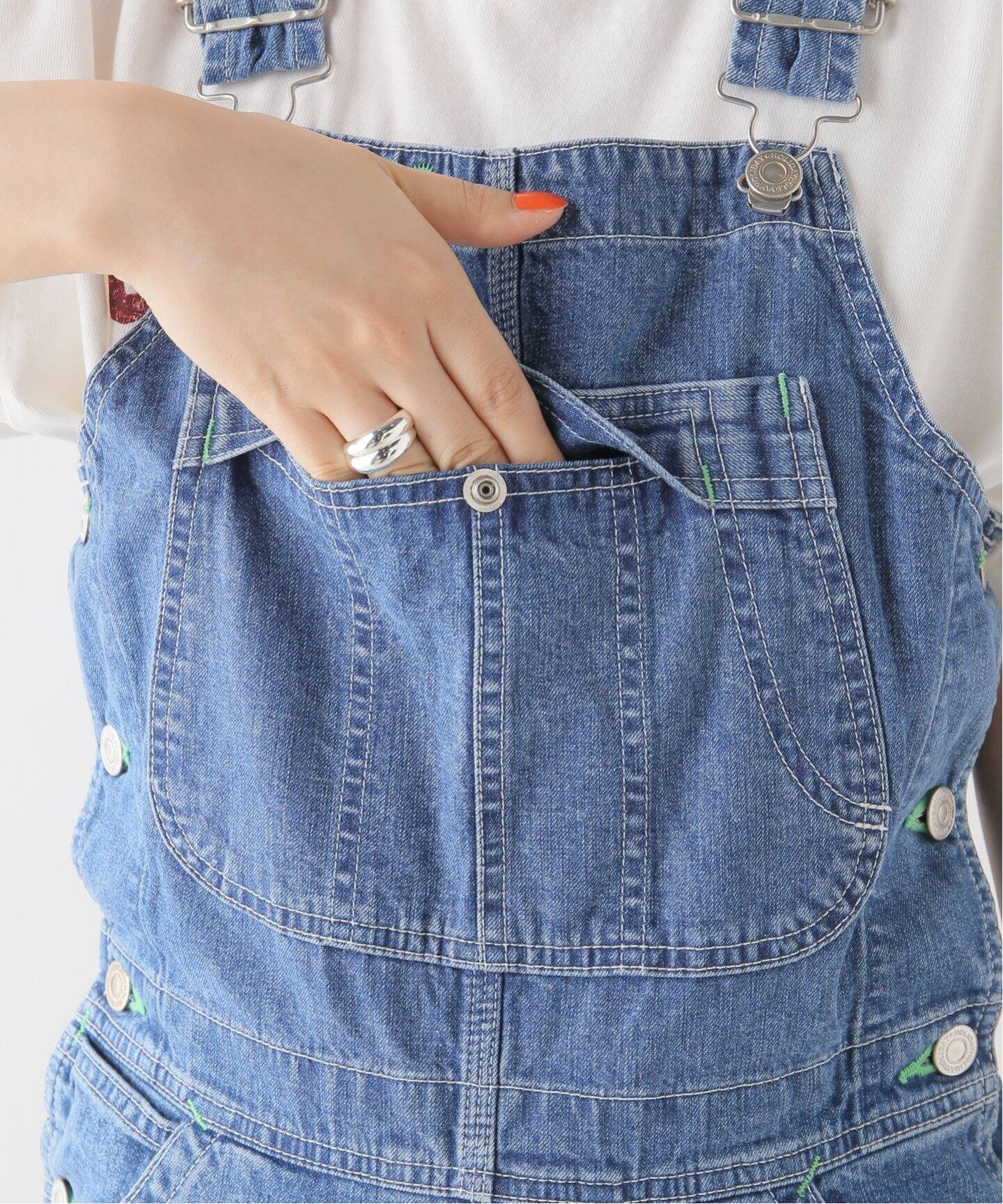 HOLIDAY/ホリデイ】 SLIM FLARE DENIM OVER-ALL（サロペット 