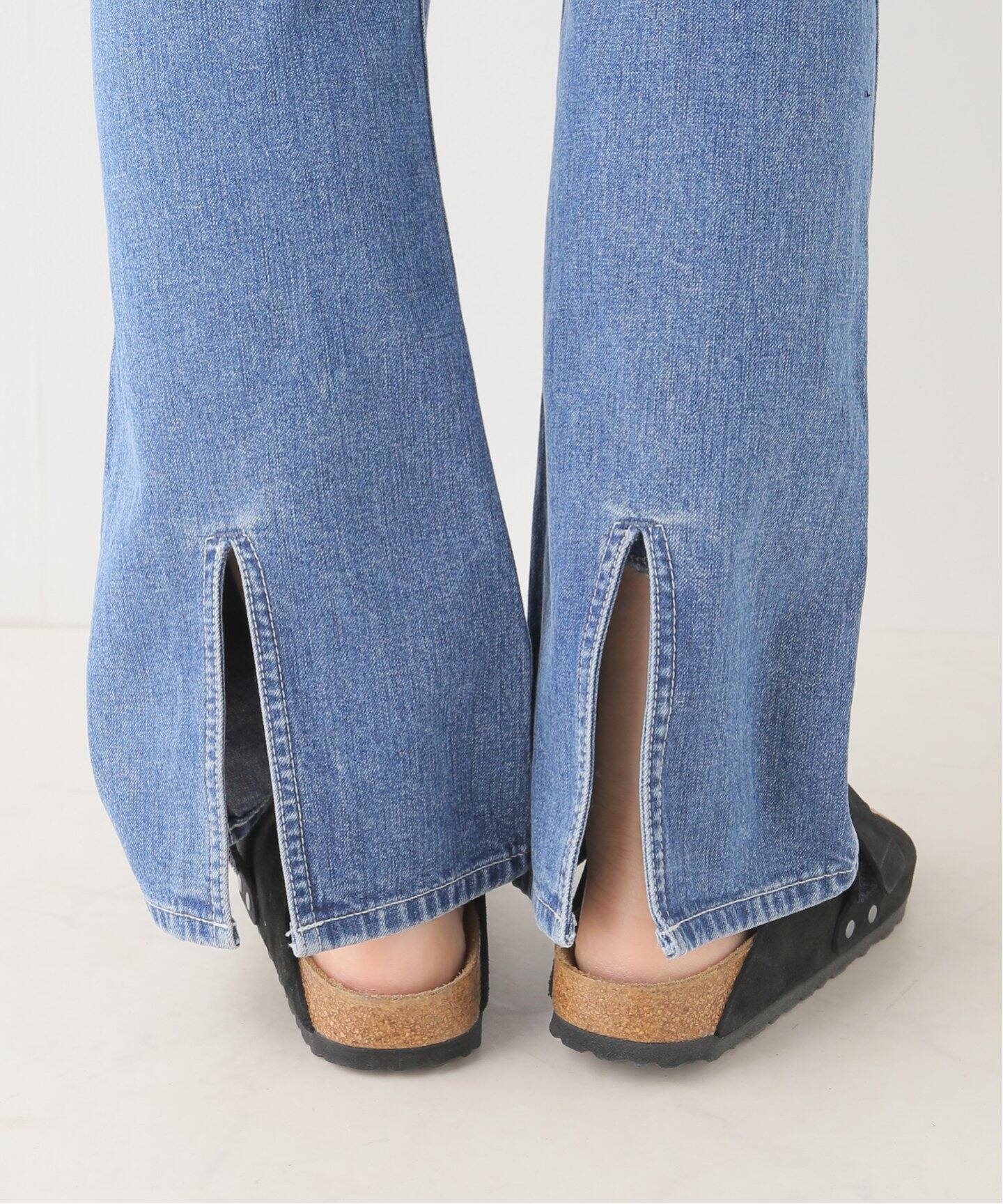 HOLIDAY/ホリデイ】 SLIM FLARE DENIM OVER-ALL（サロペット 
