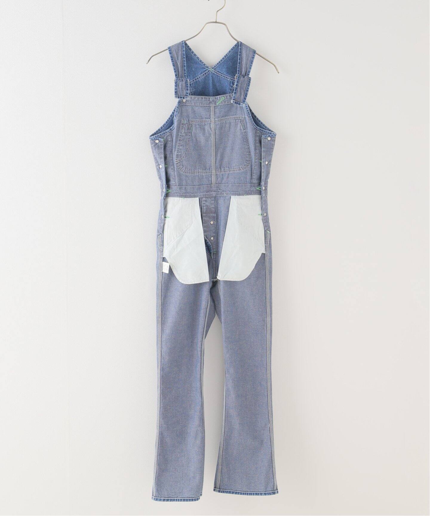 HOLIDAY/ホリデイ】 SLIM FLARE DENIM OVER-ALL（サロペット 