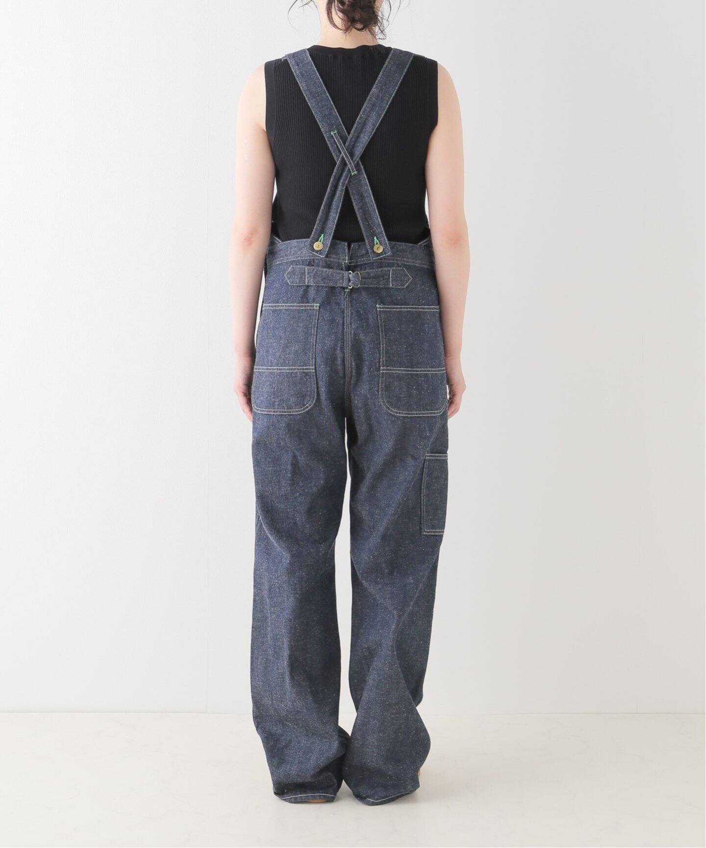 HOLIDAY/ホリデイ】LOW-BACK DENIM OVER-ALL(O.WASH)（サロペット 