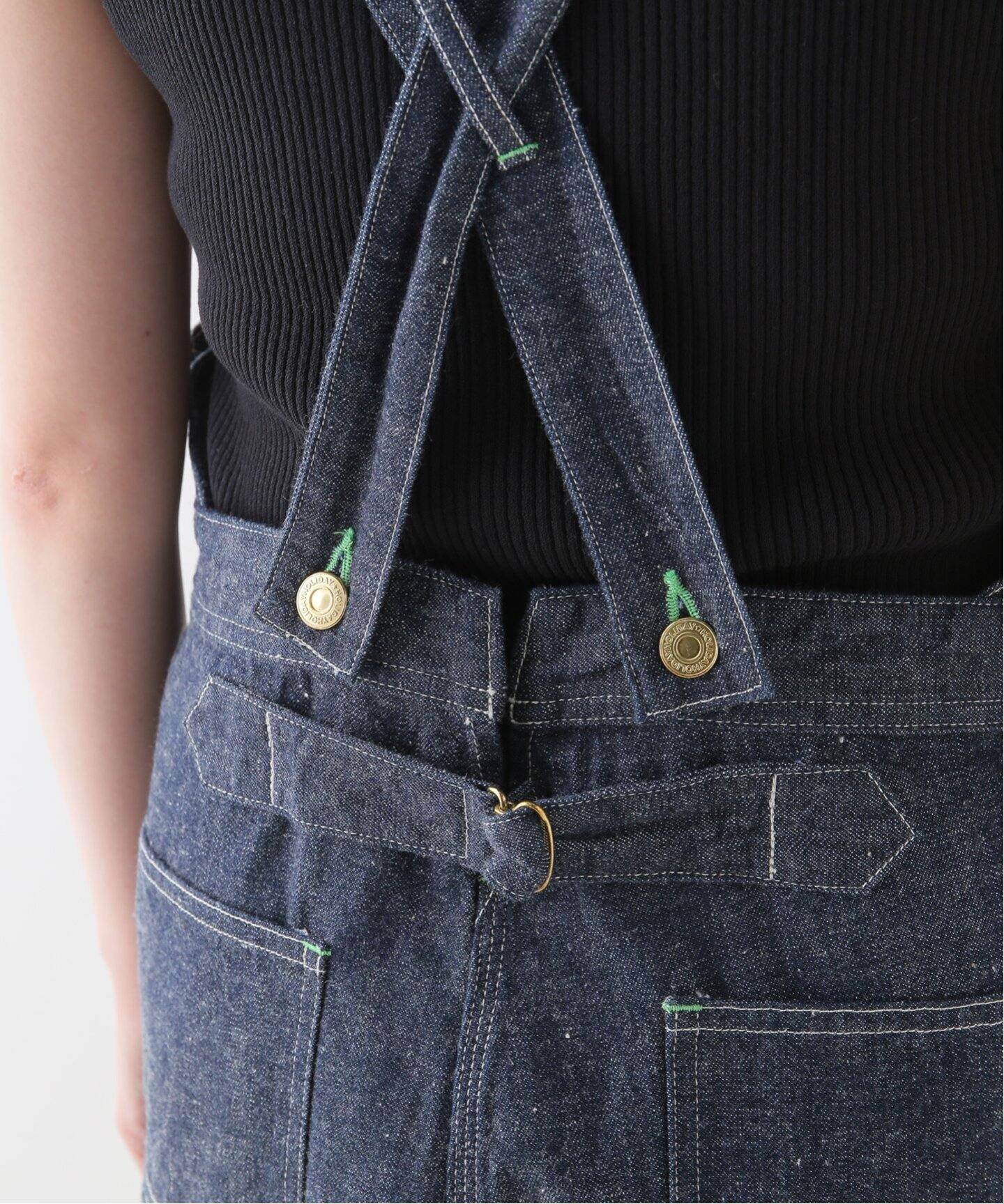 HOLIDAY/ホリデイ】LOW-BACK DENIM OVER-ALL(O.WASH)（サロペット 