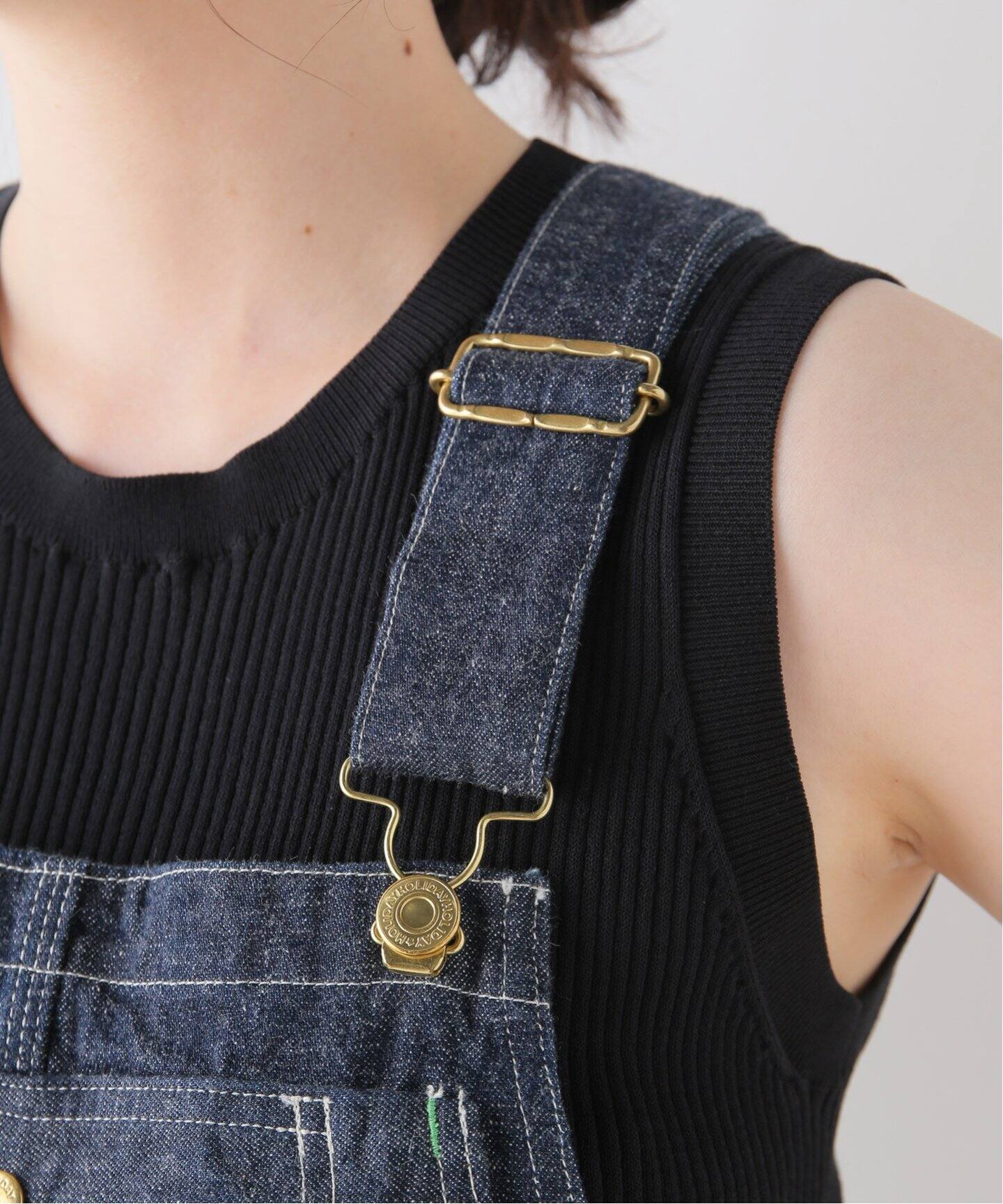 HOLIDAY/ホリデイ】LOW-BACK DENIM OVER-ALL(O.WASH)（サロペット 