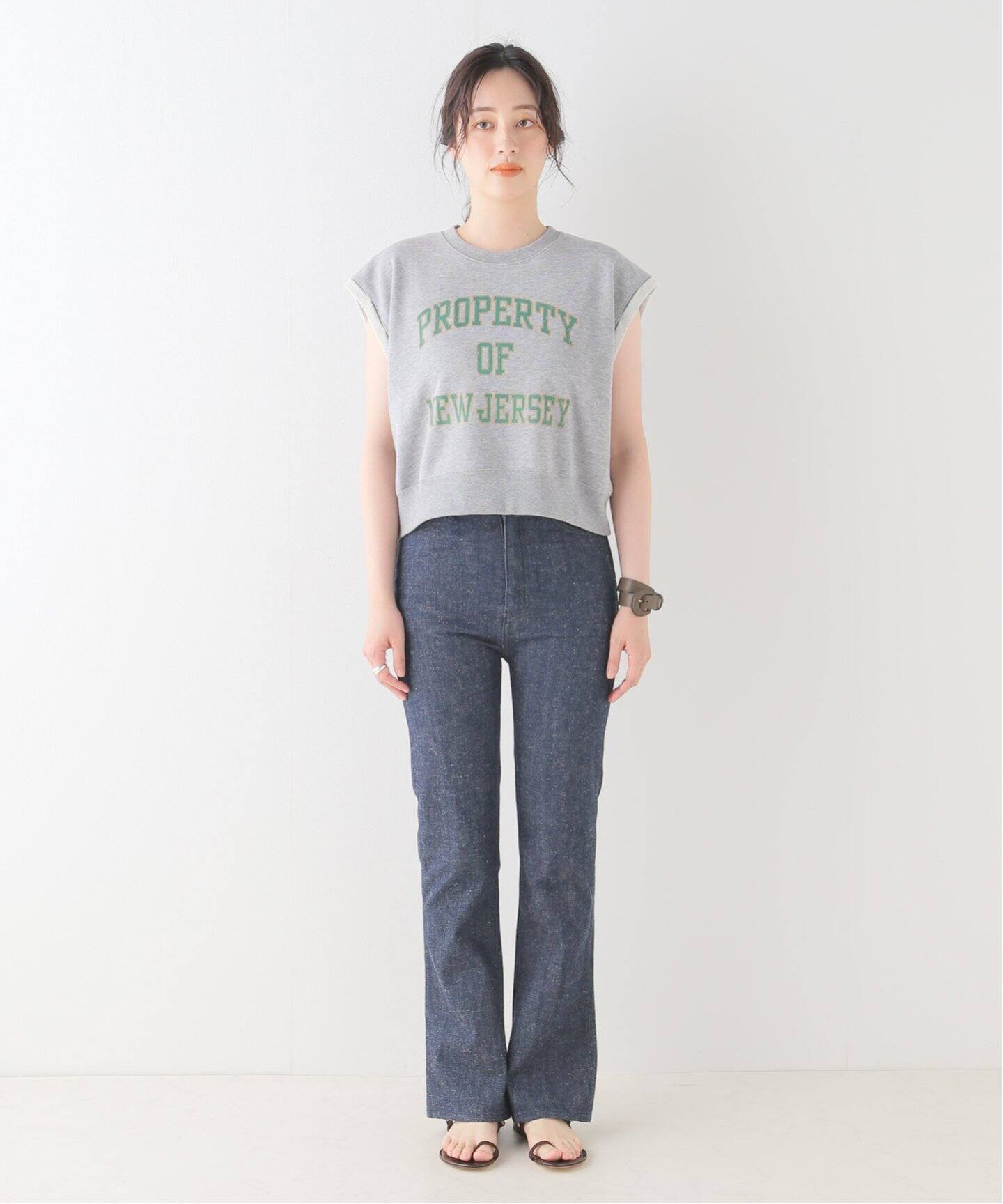 HOLIDAY/ホリデイ】HIGH WAIST SKINNY FLARE DENIM PA（デニムパンツ  