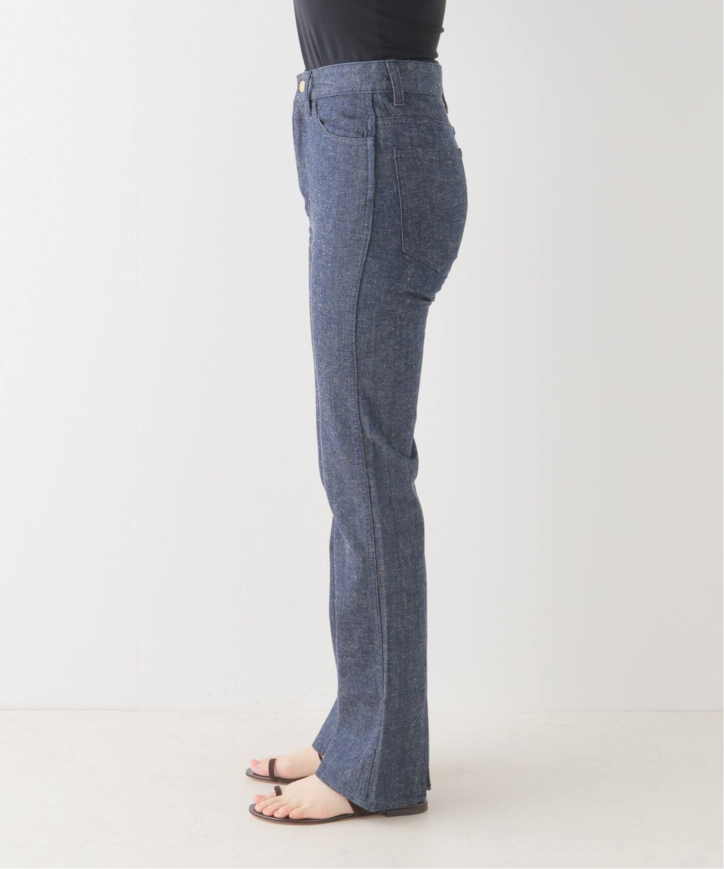 HOLIDAY/ホリデイ】HIGH WAIST SKINNY FLARE DENIM PA（デニムパンツ 