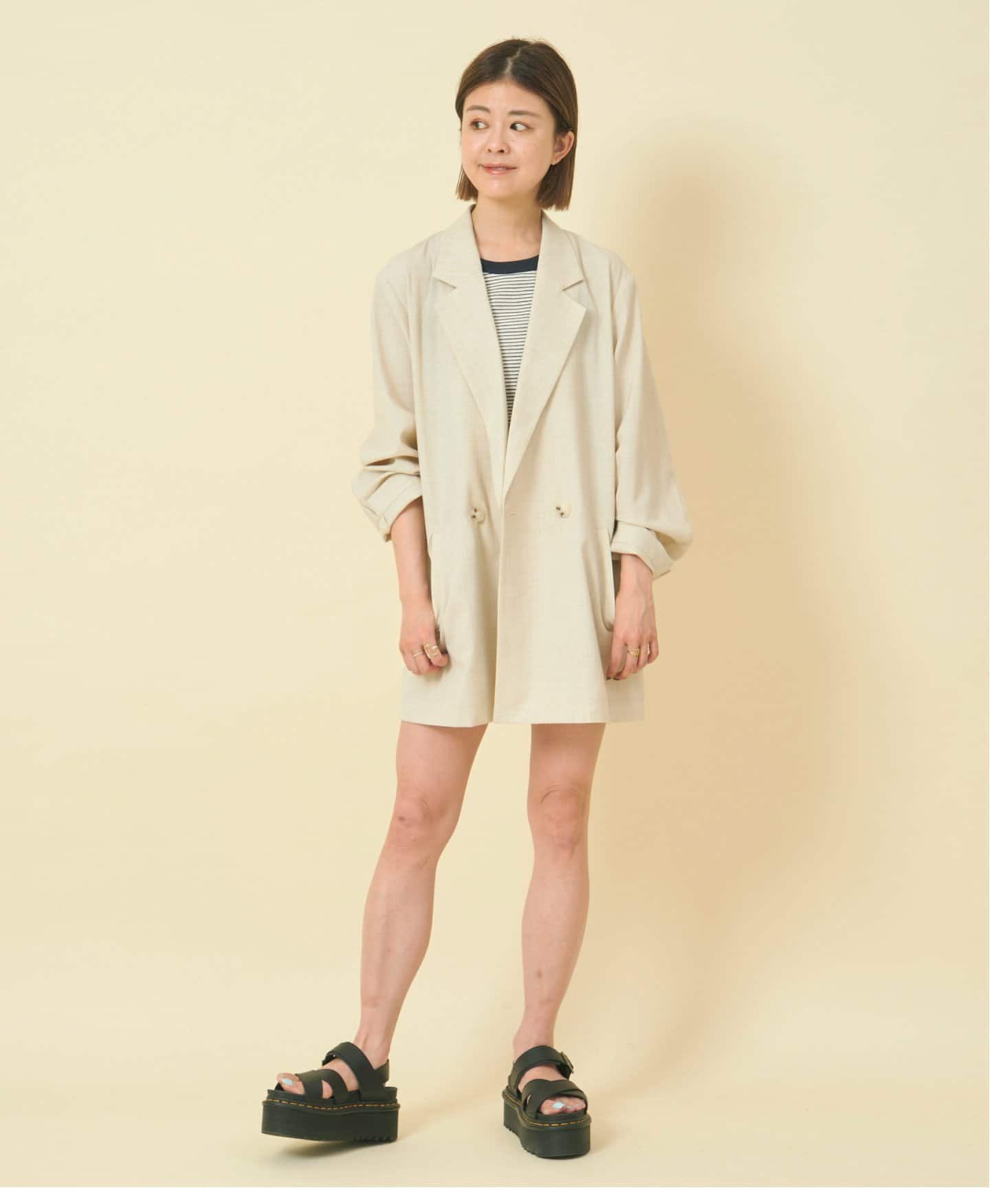 Spick and Span リネンライクショートパンツ　36 リネンライクショートパンツ | スピック＆スパン(Spick and Span