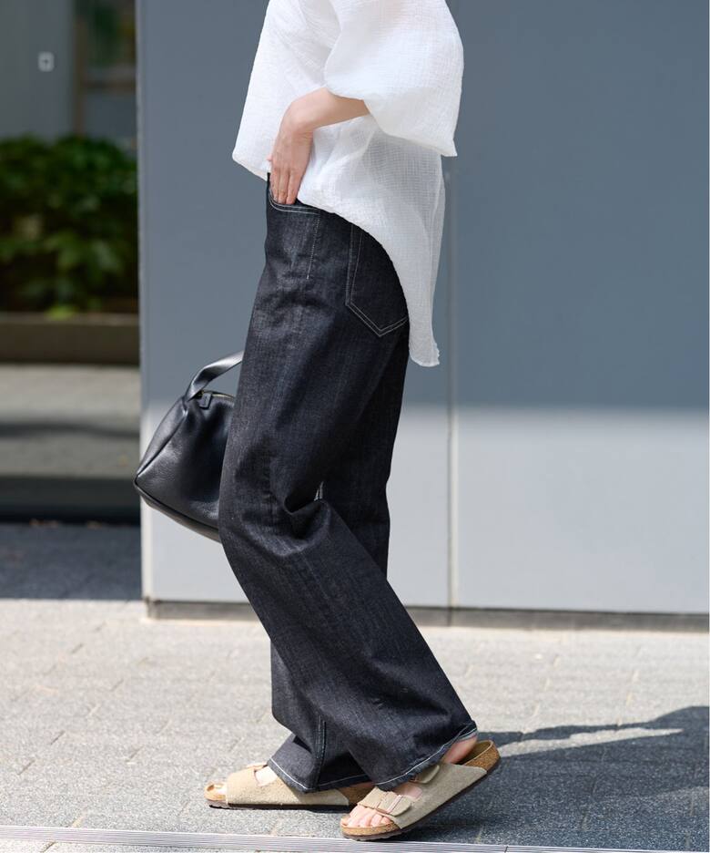 ナローストレートデニムパンツ（デニムパンツ・ジーンズ 