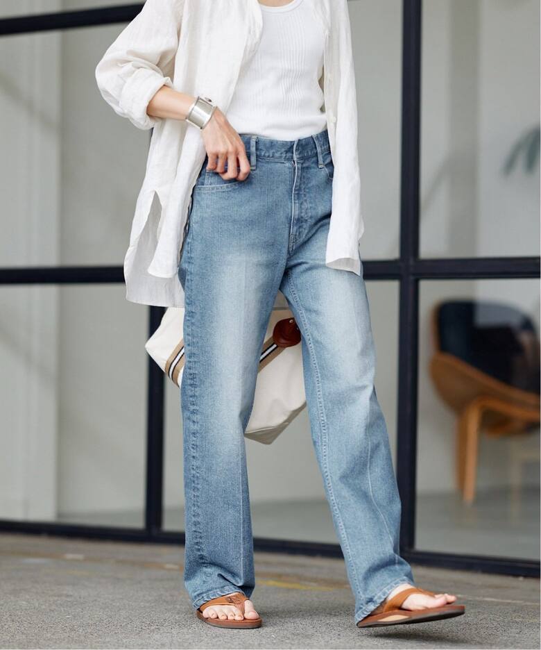 ≪追加≫ナローストレートデニムパンツ（デニムパンツ・ジーンズ 