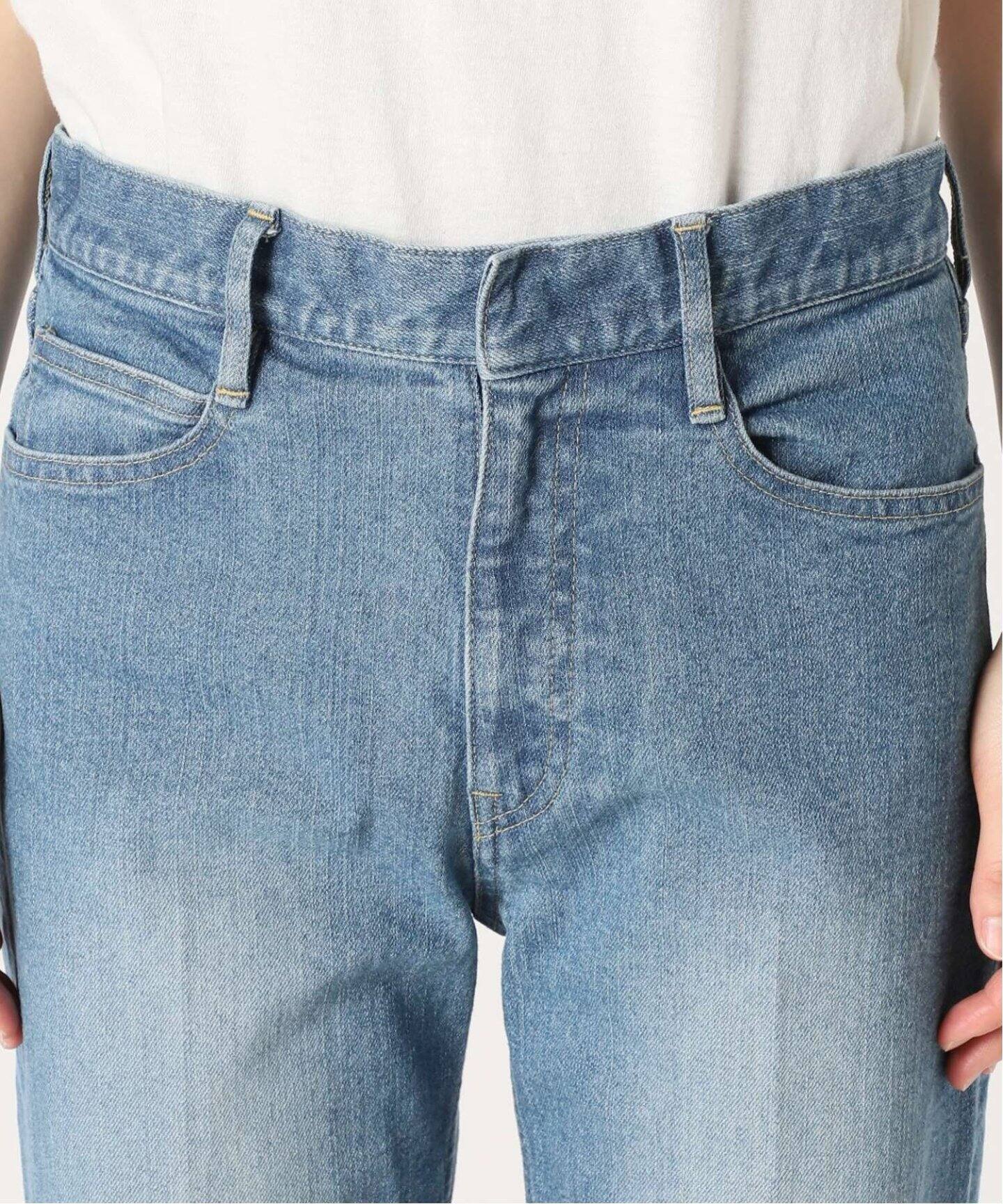 フレームワーク 23SS ナロー ストレート デニムパンツ サックスブルー 40 ≪追加≫ナローストレートデニムパンツ（デニムパンツ・ジーンズ