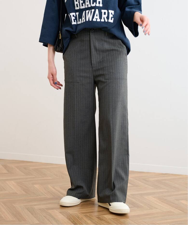ピンストライプベイカーパンツ（スラックス）｜FRAMeWORK（フレーム  