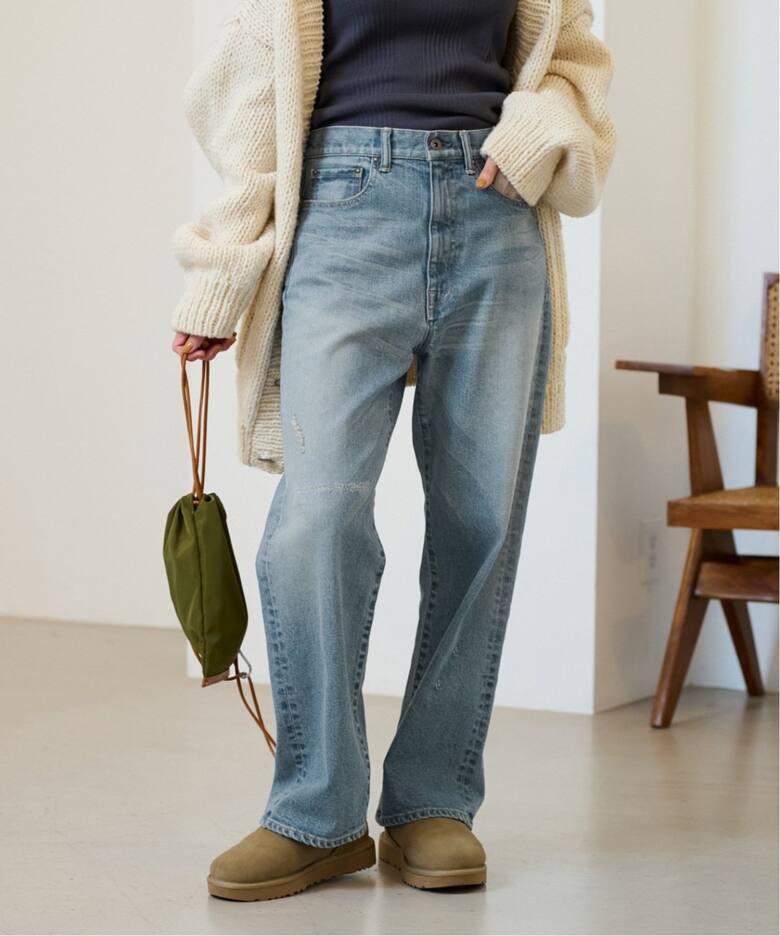 ≪追加≫デニムストレートパンツ（デニムパンツ・ジーンズ 