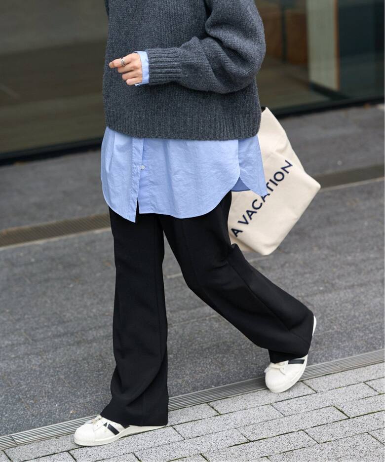 ≪追加≫セミフレアパンツ3（スラックス）｜FRAMeWORK（フレームワーク 