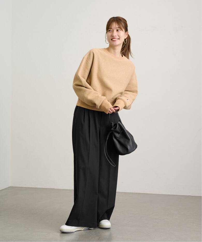 ウォッシャブルトロタックワイドパンツ（スラックス）｜FRAMeWORK  