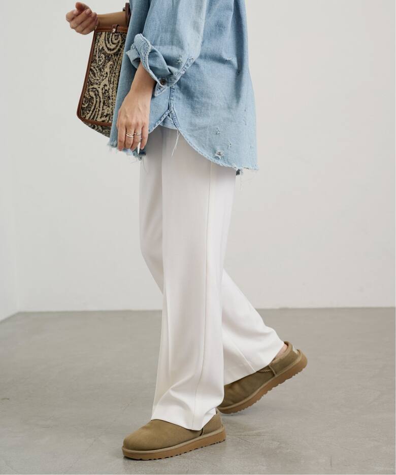 ≪追加≫裏起毛フレアーパンツ（スラックス）｜FRAMeWORK（フレーム  