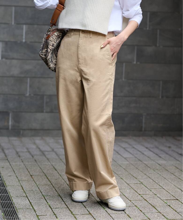 FRAMeWORK ＊チノクロスストレッチパン 高名 