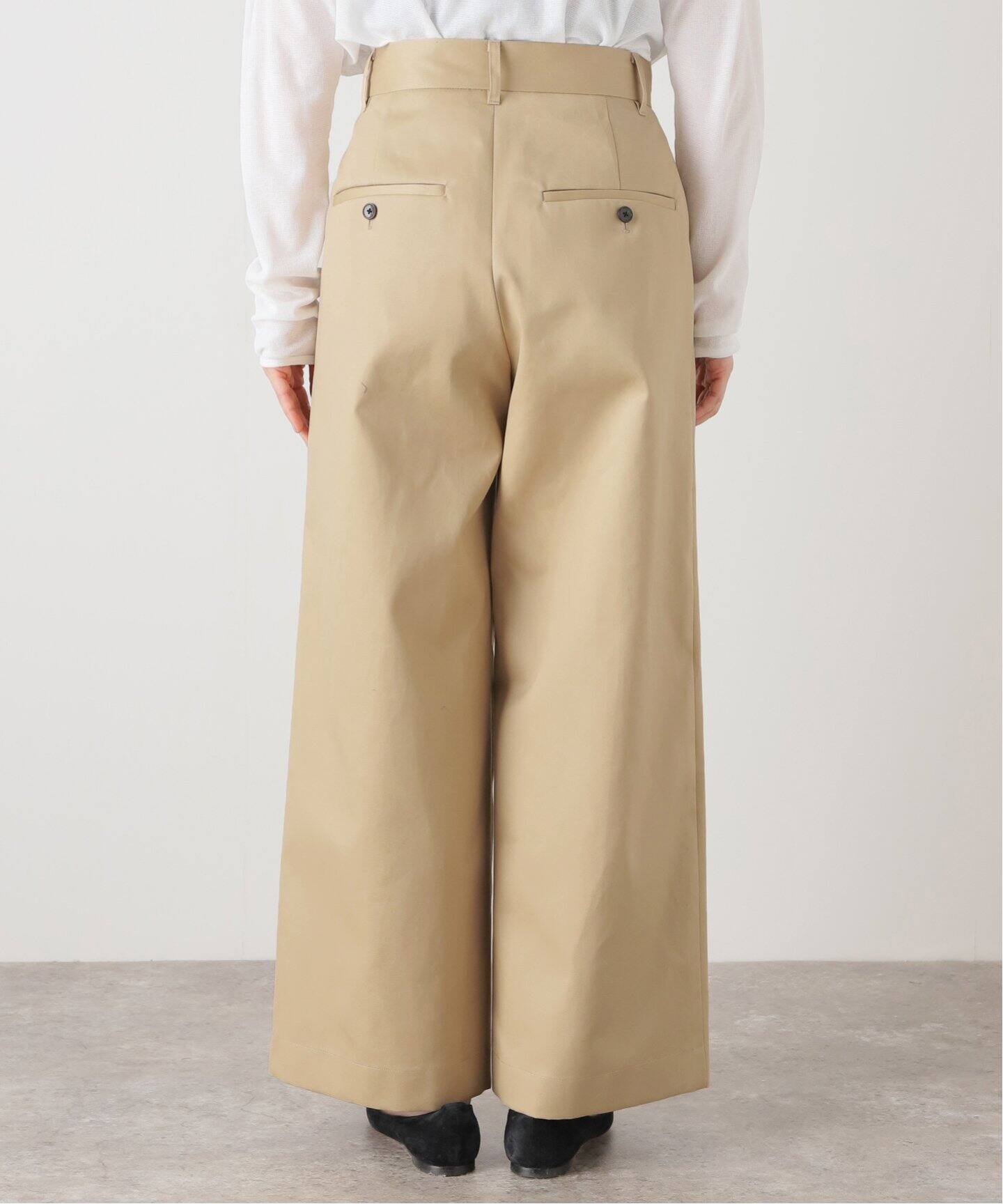 CHINOワイドパンツ（チノパンツ）｜FRAMeWORK（フレームワーク）の通販  