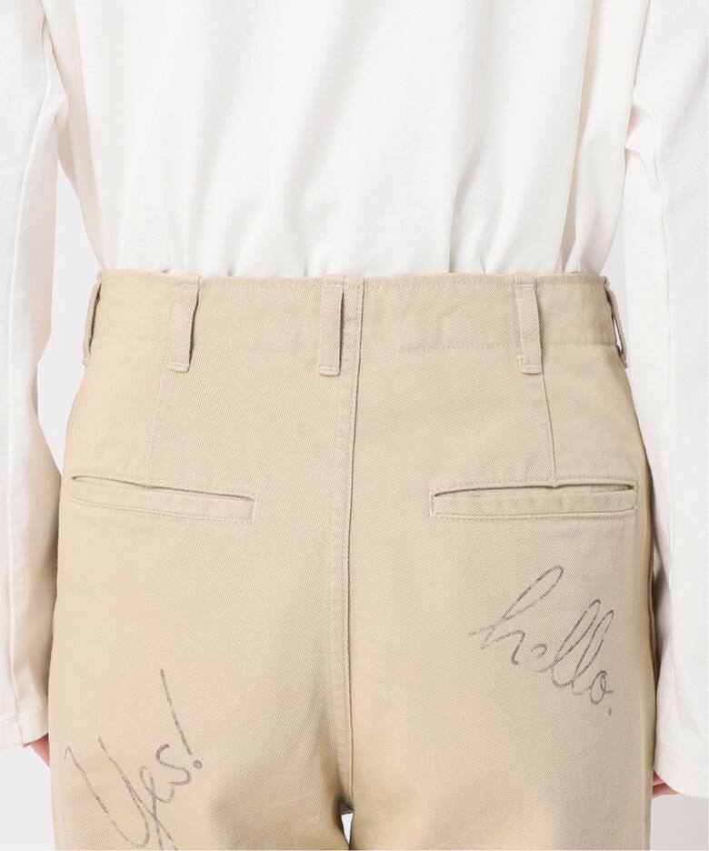 DRAWING CHINO PANTS（チノパンツ）｜FRAMeWORK（フレームワーク）の 