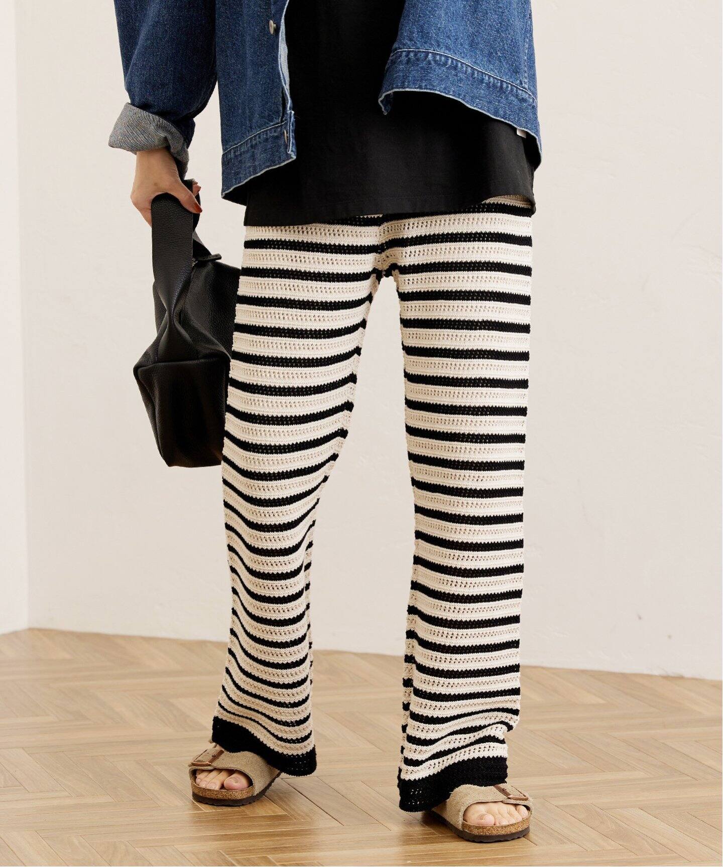 クロシェ風ニットパンツ（その他パンツ）｜FRAMeWORK（フレームワーク  