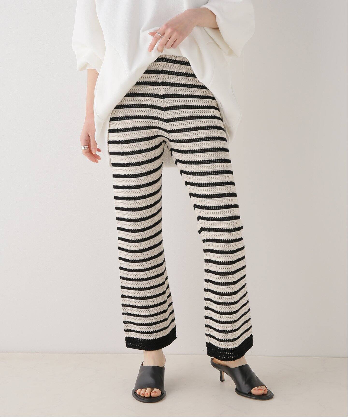 クロシェ風ニットパンツ（その他パンツ）｜FRAMeWORK（フレームワーク  