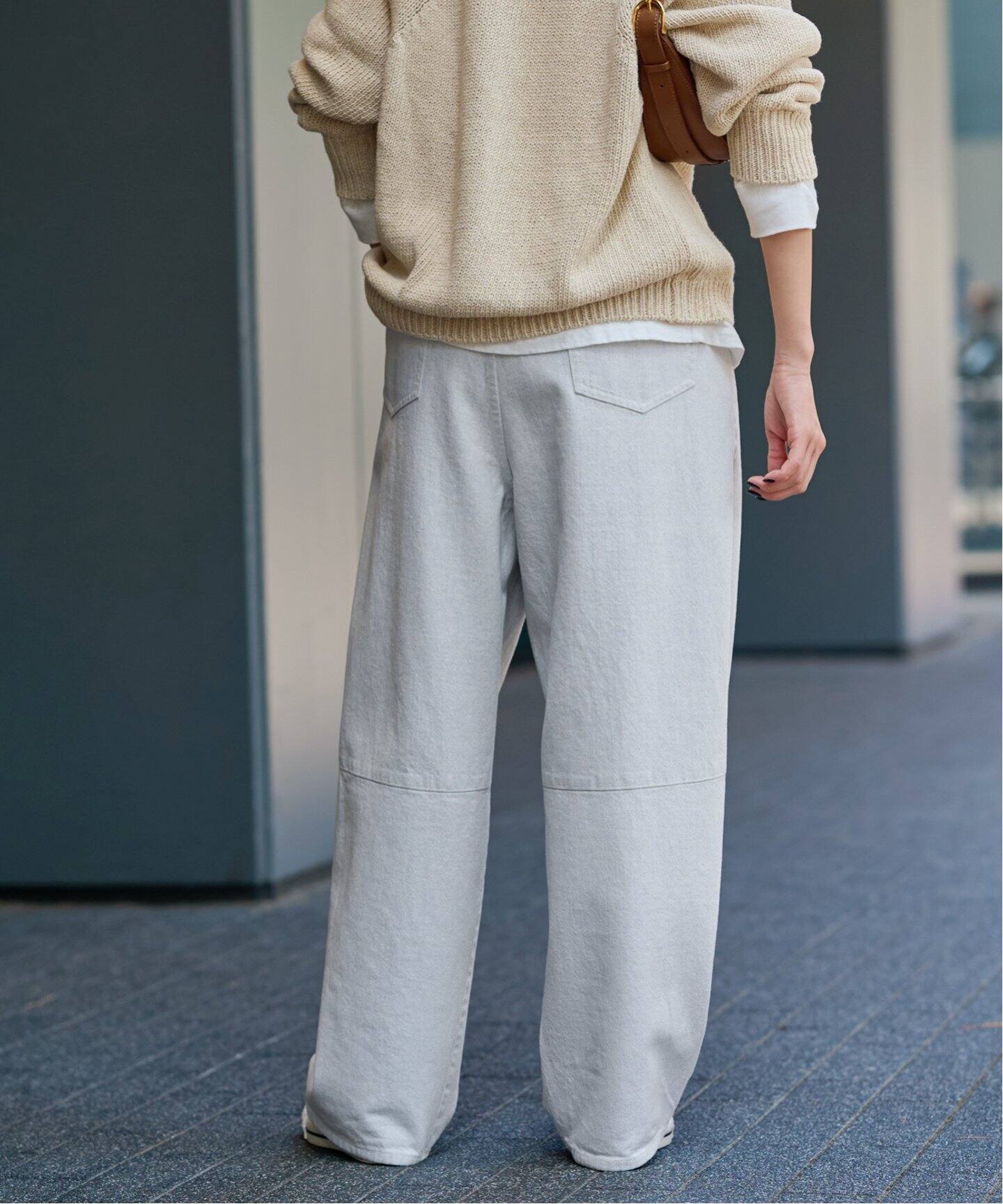 BleachDENIM タックパンツ（デニムパンツ・ジーンズ）｜FRAMeWORK 
