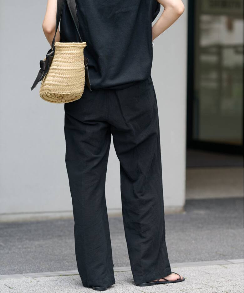 Theory ツイルストレートレッグ リネン パンツ インポート （≪追加 