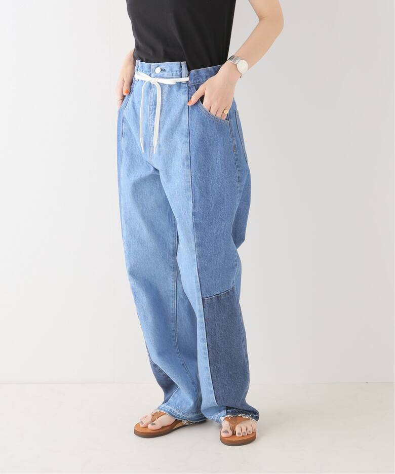 JANE SMITH/ジェーンスミス】切替デニム（デニムパンツ・ジーンズ  