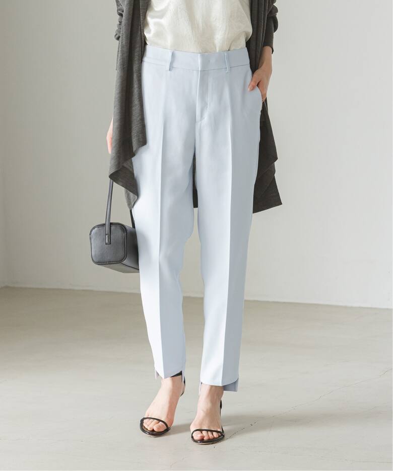 バウンスクロスステップヘムパンツ（スラックス）｜NOBLE（ノーブル  