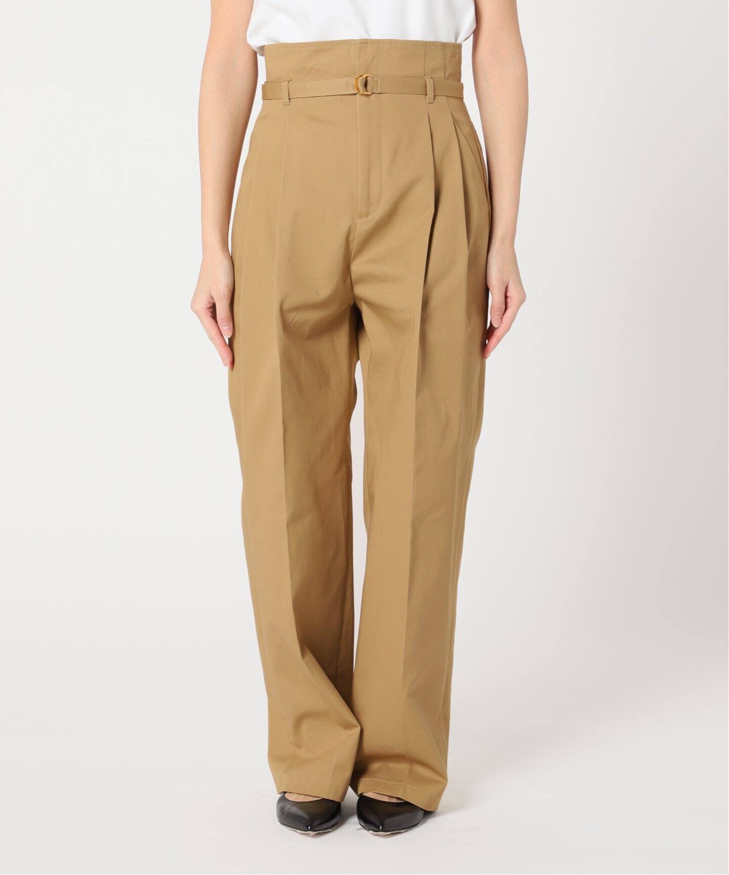 ハイウエストチノパンツ（スラックス）｜NOBLE（ノーブル）の通販  