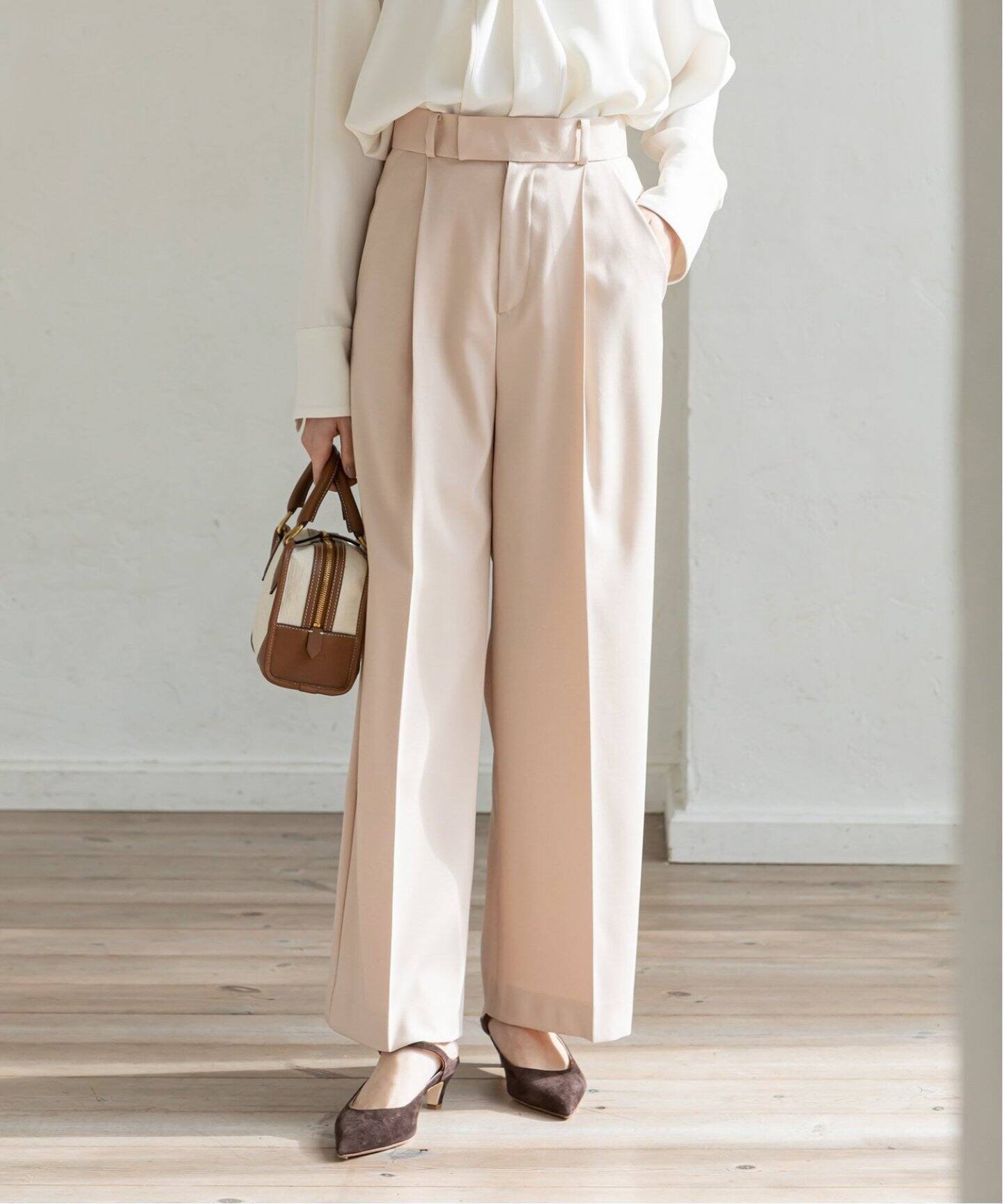 追加》TWツイルストレッチスラックスパンツ（スラックス）｜NOBLE  